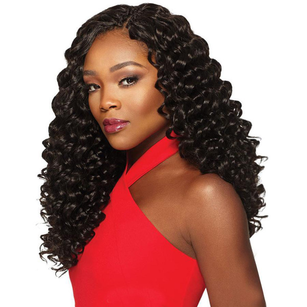 HD Lace Natural Black Long Style Deep Wave 360 Wigs Pre-Plucked