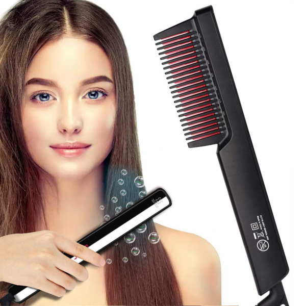 Straightener Hair Multifunctional Hair Comb Brush Electric Quick Heating