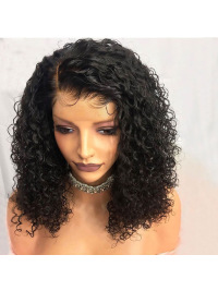 Short Human Hair Wigs Pre Plucked With Baby Hair Brazilian Remy Hair Lace Front Wigs