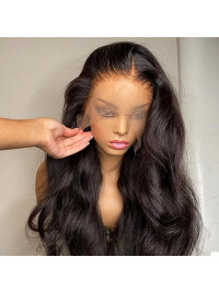 Human Hair Wigs Brazilian Body Wave Remy Hair Lace Front Wigs For Black Women