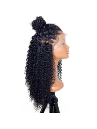 Curly Wigs With Baby Hair Front Lace Wig For Women Brazilian Remy Hair